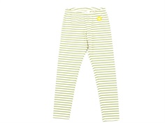 Wood Wood leggings Ira off white/olive stripes